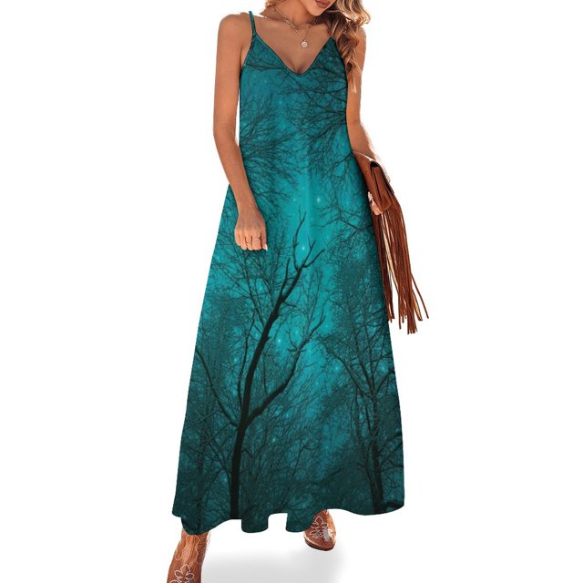 Vestido sin mangas Simply Stare Upward Vestido para mujer Verano Vestido de verano para mujer