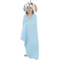 thumbnail image 1 of Guardurnaity Hogar niños Toalla de baño Chinlon niños absorbente de agua estilo de dibujos animados Adorable albornoz de ducha Ponchos Pijama Azul, 1 of 6