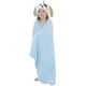 thumbnail image 1 of Jumpingount Hogar niños Toalla de baño Chinlon niños absorbente de agua estilo de dibujos animados Adorable albornoz de ducha Ponchos Pijama Azul, 1 of 6