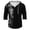 1#Gray, variant on Men's Hoodie Halloween Shirt Tee - 3/4 Sleeve Funny Graphic Pullover, Great for Men's Casual Wear and Party Nights,Red 2XL
