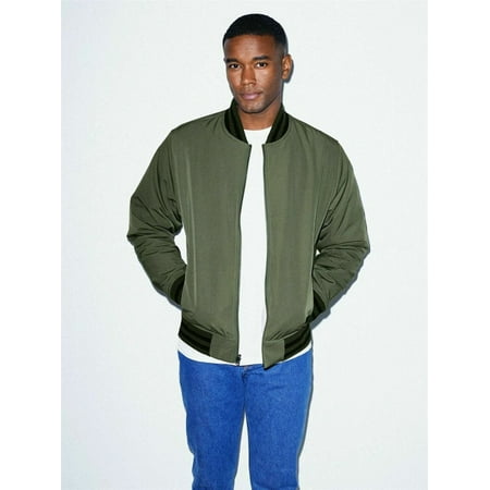 American Apparel Reversible Bomber Jacket Lieutenant Mauve S NEW WR4466W