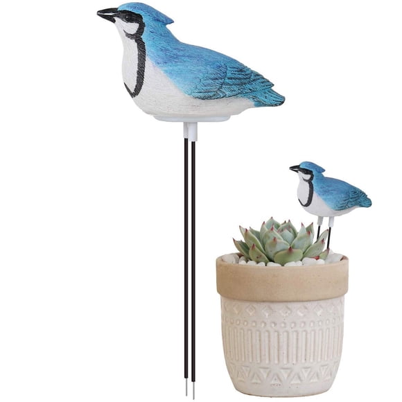 Compteur d'Humidité pour Sol Intérieur, Alarme d'Arrosage, Testeur d'Eau pour Plantes, Hygromètre, Capteur, Trousse d'Outils de Jardinage pour Jardinière, Rappel d'Eau, Alerte de Contenu, Bleu Oiseau