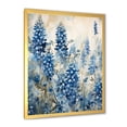 thumbnail image 2 of Designart "Peaceful Blue Bonnets II" Blue Bonnets Picture Framed Canvas Art Print, 2 of 5