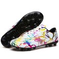 thumbnail image 3 of Zapatos de fútbol para exteriores, botas de fútbol para interiores, tacos transpirables, zapatillas deportivas de entrenamiento TF/AG, antideslizantes, ultraligeras, 3 of 5
