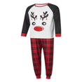 thumbnail image 3 of Ensemble de Pyjamas Assortis de Noël pour la Famille Élan Pyjamas de Noël Vêtements de Nuit pour Adultes Enfants Bébé Chien, 3 of 10