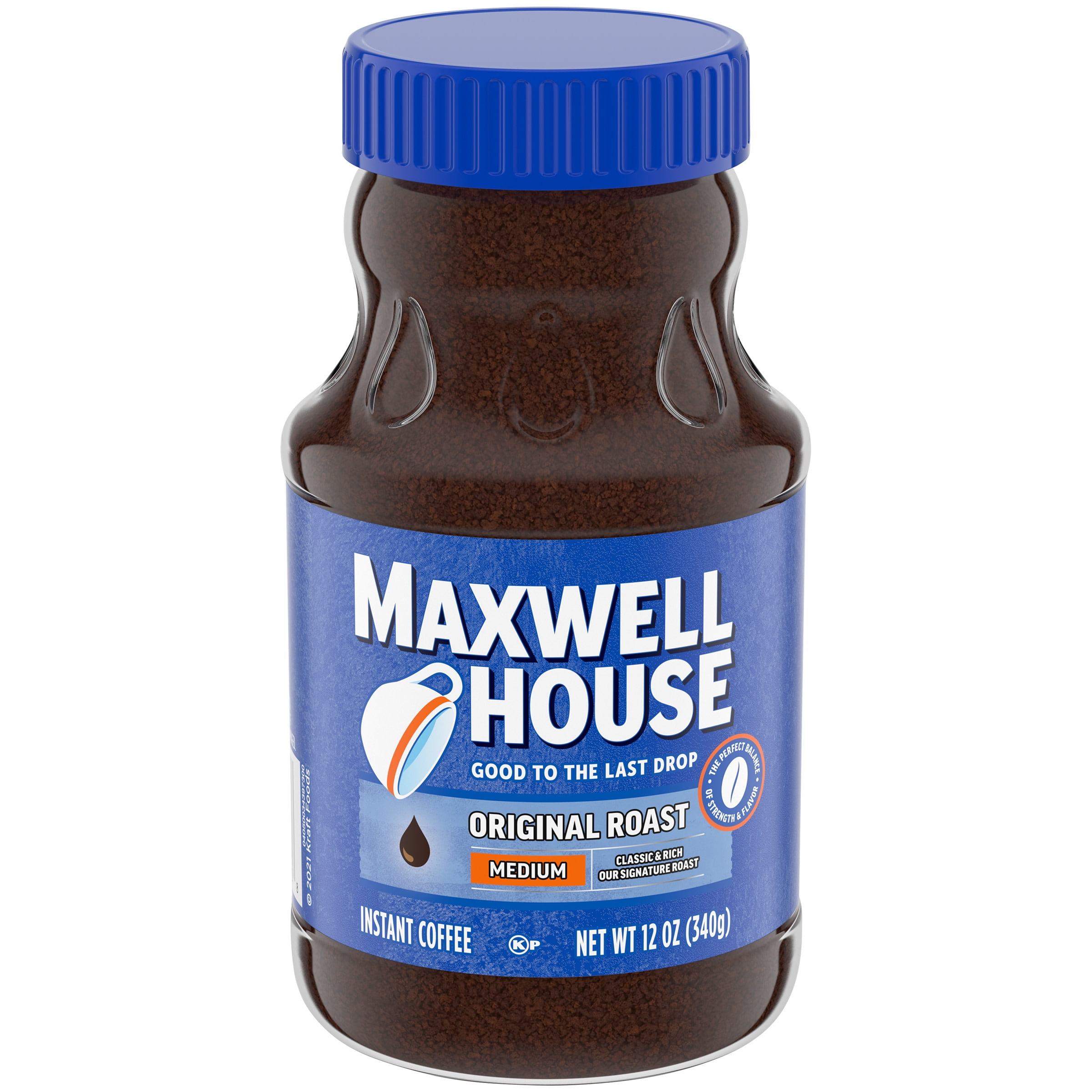 Maxwell House The Original Roast Instant Coffee, 12 oz Jar Walmart