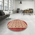 thumbnail image 3 of Ahgly Company Indoor Rectangle Traditional Red Persian Area Rugs, Swatch Sample, 3 of 6