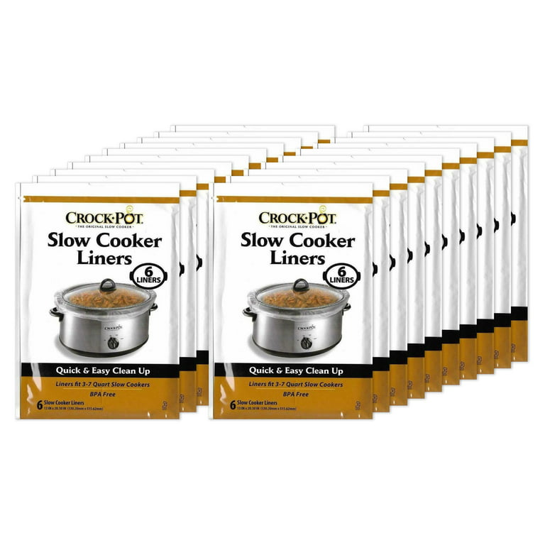 Crock-Pot Slow Cooker Liners ~ 6 liners