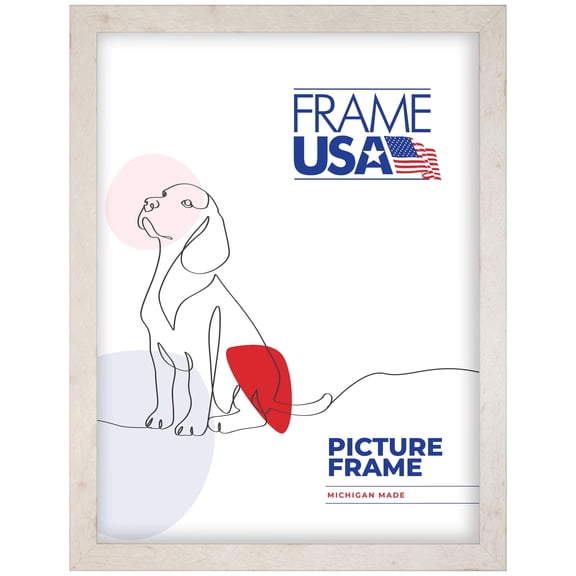 Rustic White 18x24 Inch Picture Frame