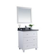 thumbnail image 2 of Laviva Luna - 30 - White Cabinet Black Wood Marble Countertop, 2 of 2