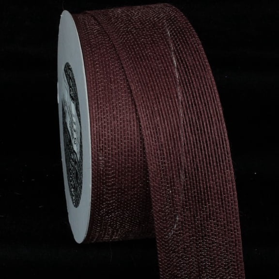 The Ribbon People Chocolate Brown Woven Edge Craft Ribbon 2" x 27 Yards