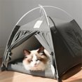 ZXJY Folding Pet Tent Bed Cave For Cat Small Dog Portable Cat Tent