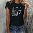 thumbnail image 2 of Camisetas con estampado de letras y cuello redondo de verano para mujer, blusas femeninas cómodas y elegantes, Tops OAVQHLG3B Store  lin121212, 2 of 5