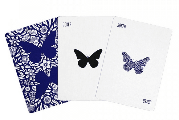 Original Butterfly (3rd Edition) Playing Cards (Blue) by Butterfly Magic