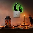thumbnail image 3 of Diceymbol Halloween Wall Decals Glow in the Dark Peel & Stick Decor, Spooky Ghost & Pumpkin Stickers for Home, Scary Spooky Manor Party Supplies, Easy-Adhesive Holiday Decorations, 3 of 8