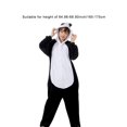 thumbnail image 4 of Jiibva Cartoon Pajamas Playsuit Family Hooded Warm Flannel Blanket Pajamas Homesuit Funny Homewear For Slumber Party, 4 of 7