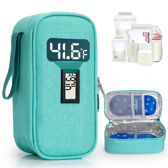 Bolsa Térmica de Viaje para Leche Materna WIBOND con Display en Tiempo Real