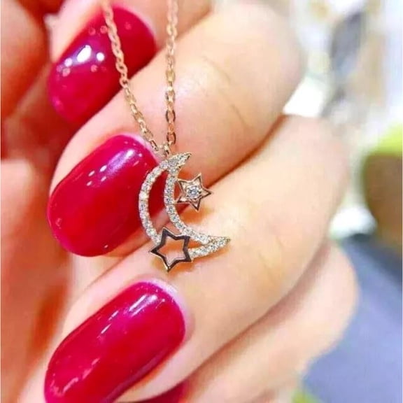 Luxe Eternal Shine Halo Solitaire CZ Diamond 925 Sterling Silver 14K Yellow Gold Over Pendant Necklace
