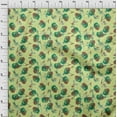 thumbnail image 4 of oneOone Georgette Viscose Dark Green Fabric Florals Fabric For Sewing Printed Craft Fabric By The Yard 42 Inch Wide, 4 of 6