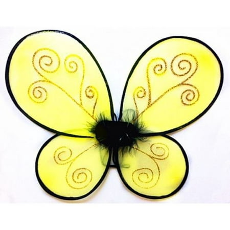 Fantasy Adult Yellow Bumble Bee Womens and Kids Dress up Costume Accessory