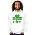 thumbnail image 5 of St Patricks Day Ireland Eire Clover Hoodie Sweatshirt Women Men Brisco Brands M, 5 of 6