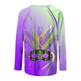 Aloohaidyvio Mardi Gras Clothing,Womens Mardi Gras Party Top Long