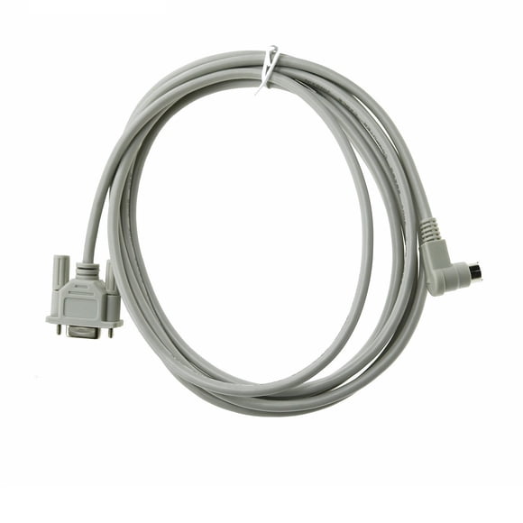 Cable De Programación Avanexpress Micrologix Compatible Con La Serie 1761-Cbl-Pm02 1000 1100 1200 1500 Con Extremo Redondo De 8 Pines Y 90 Grados