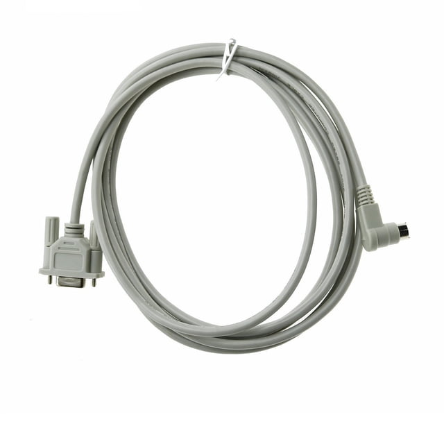 Cable De Programación Avanexpress Micrologix Compatible Con La Serie 1761-Cbl-Pm02 1000 1100 1200 1500 Con Extremo Redondo De 8 Pines Y 90 Grados