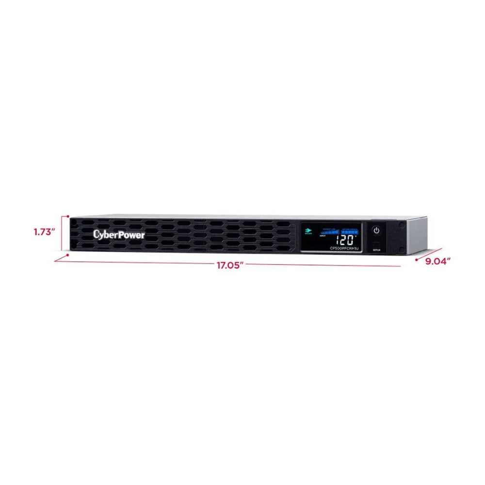CyberPower CP500PFCRM1U PFC Sinewave Rackmount UPS System