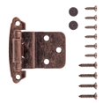 thumbnail image 2 of Hickory Hardware P243-AC Antique Copper Surface Self-Closing 0.37 In. Offset Hinge 2-Pack, 2 of 4