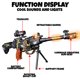 thumbnail image 5 of Toy Gun Art Creativity con visor, soporte y efectos de sonido, 5 of 8