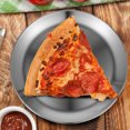 thumbnail image 4 of 6 uds. De sartenes para Pizza de acero inoxidable, bandejas grandes para Pizza, sartenes redondos para hornear Pizza con pala par Homemaxs 15712736-MX, 4 of 7