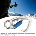 thumbnail image 3 of Climbing Carabiner, Safe Portable Auto Lock Captive Eye Carabiner  for Mountaineering, 3 of 8