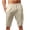 Beige, variant on XMMSWDLA Mens Linen Shorts Men Casual Pant Summer Beach Yoga Shorts with Pockets Beige Mens Workout Shorts