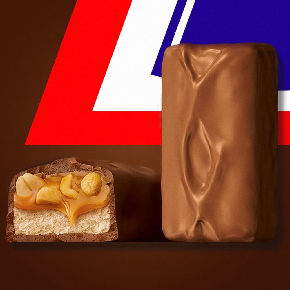 Snickers Original Chocolate Candy Bars Fun Size Bag 10.59 oz - Pack of 3