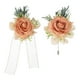 thumbnail image 1 of Conjunto de Corsage de Muñeca y Boutonnières Marrón Claro Uxcell, Corsage de Flores Artificiales para Boda Novia Novio Ceremonia Aniversario Baile Fiesta, 1 of 6