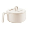 thumbnail image 3 of DFC Microwave Plastic Bowl With Lid Indoor Tableware For Ramen And Pasta Reusable Design With Drain Function And Phone Stand, 3 of 9
