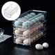 thumbnail image 2 of Soporte para huevos de dos pisos para refrigerador, contenedor de almacenamiento de huevos, bandejas para huevos para refrigerador de, 2 of 8