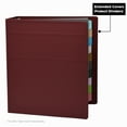 thumbnail image 5 of Carstens 2-Inch Heavy Duty 3-Ring Binder - Side Opening, Wine, 5 of 5