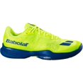 thumbnail image 1 of Zapatillas de pickleball Babolat Jet Mach para hombre, amarillo fluo y azul 11.5US, 1 of 5