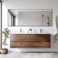 thumbnail image 6 of 59"x16" Standing Mirror Full Body Mirrors Full Length for Home Wall Decor Black, 6 of 7