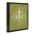 thumbnail image 3 of Stupell Industries Bohemian Cottagecore Mushroom & Rabbits Black Floating Frame Canvas Art, 18 x 18, by Katie O'Shea, 3 of 8