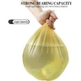 thumbnail image 3 of 5 volúmenes de pequeñas bolsas de basura 200 duraderos 4 galones bolsas de basura pequeñas Oficina Familiar Cocina Baño dormitorio Bolsillo de basura interior (oro), 3 of 5