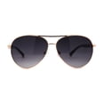 thumbnail image 2 of Womens Jewel Chain Arm Retro Tear Drop Pilots Sunglasses Gold Black - Smoke, 2 of 4