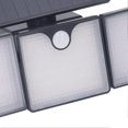 thumbnail image 2 of Solar Lights Outdoor 260lm 230 LED Security Lights 3 Heads Built-in Solar Panel IP65 Waterproof 2200mAh for Garage Yard Driveway Patio, 2 of 4
