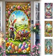 thumbnail image 7 of Uutvmp Easter Door Cover Banner, 71 x 35 Inch Easter Rabbits Door Banner, Easter Door Banner Party Accessory Hanging Banner Sign Decoration for Happy Easter Party Favors, 7 of 7