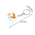 thumbnail image 2 of TFYZYY 3D Printed Stress Relief Ball Keychain - Funny Trendy Sports Shapes, Durable Plastic, Perfect Gift for Game Lovers and Daily Use, 2 of 5
