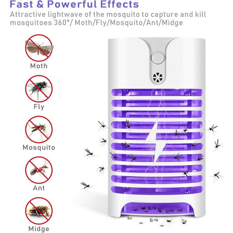 Mosquito Killer Lamp, Powerful Electronic Insect Attractant Trap Powerful  Bug Light Insect Killer