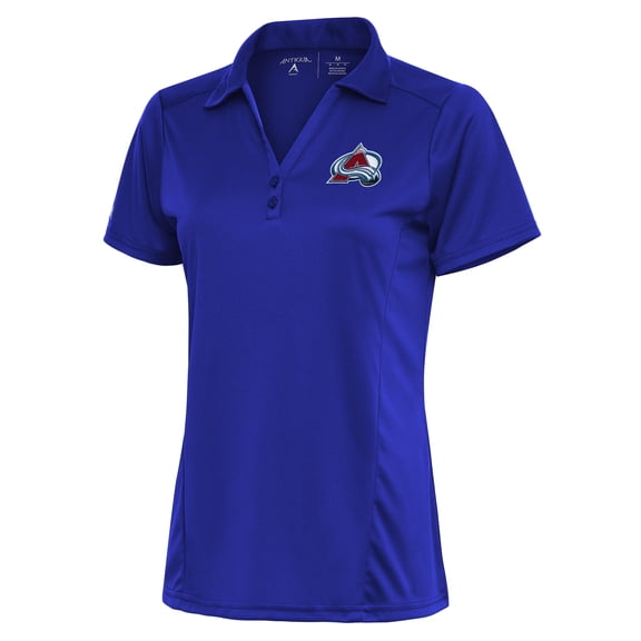 Women's Antigua Royal Colorado Avalanche Team Logo Tribute Polo