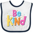 thumbnail image 3 of Inktastic Be Kind Inspirational Quote in Color Boys or Girls Baby Bib, 3 of 4